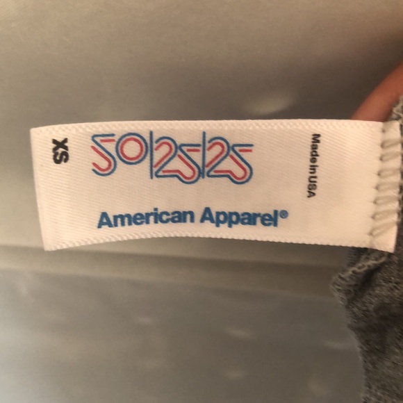 American Apparel Size Extra Small Gray Wolf Tank - Picture 5 of 5